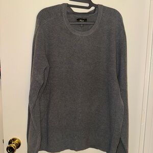 FLX Men's Charcoal Crewneck Sweater